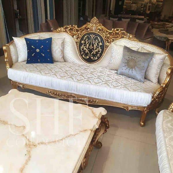 New And Stylish Sofas luxury & Antique style | 2 Seater | 3,4,5 Seater 7