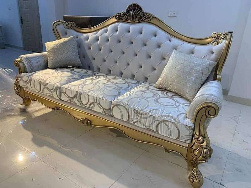 New And Stylish Sofas luxury & Antique style | 2 Seater | 3,4,5 Seater 8