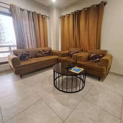 5 seater sofa set. . . . 6 months used with stylish table