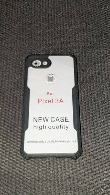 Google Pixel 3a premium transparent cover 1