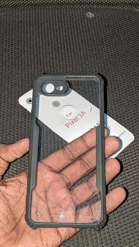 Google Pixel 3a premium transparent cover 2