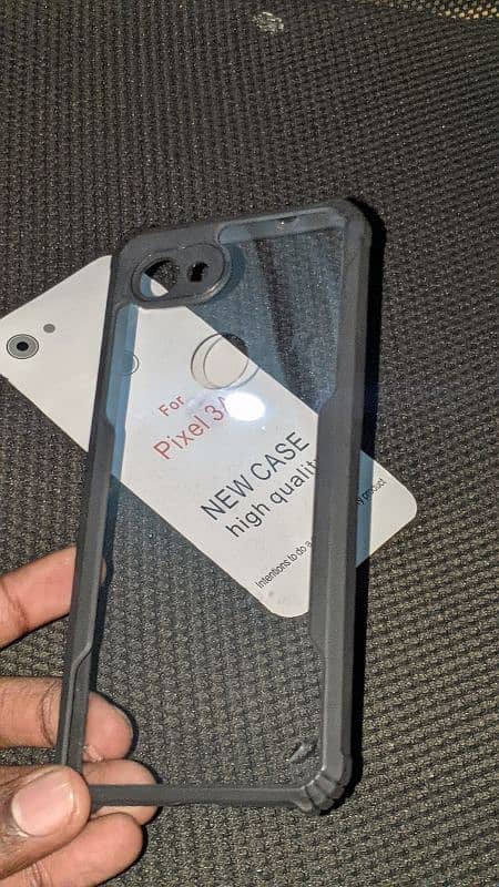 Google Pixel 3a premium transparent cover 3