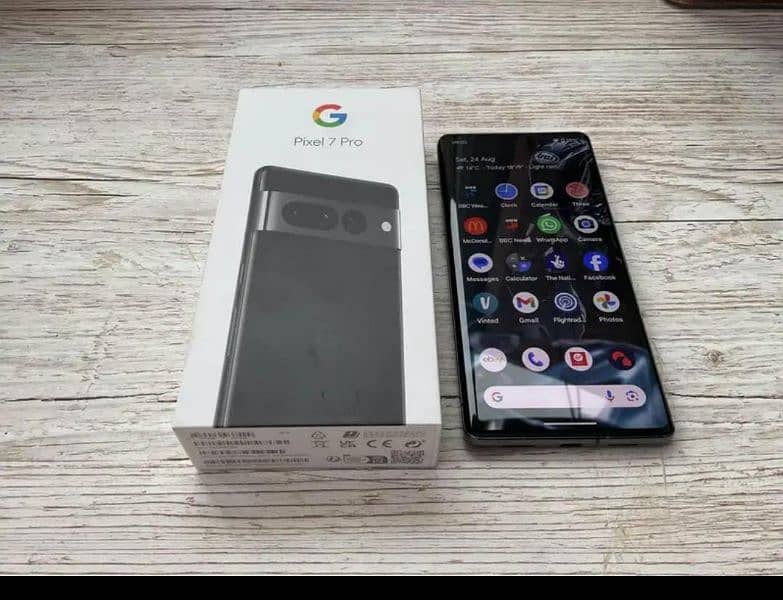 Google pixel 7pro 12/256 GB Complete Box 0