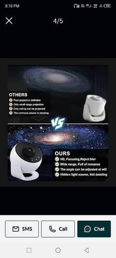 galaxy project pro lamp with 12 movies