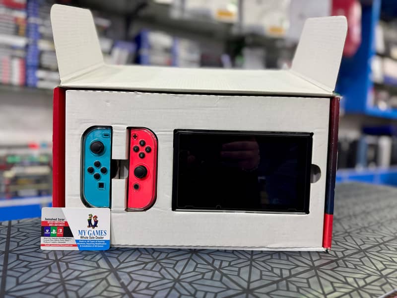 NINTENDO SWITCH V2 JAILBREAK +256GB SDCARD + GAMES FULL BOX 1