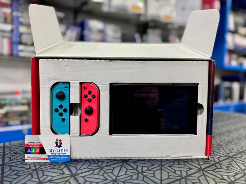 NINTENDO SWITCH V2 JAILBREAK +256GB SDCARD + GAMES FULL BOX 2