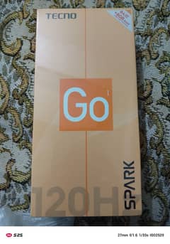 Tecno spark Go1 black box pack not open