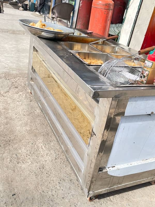 Fries Samosa Food Stall For Sale 0