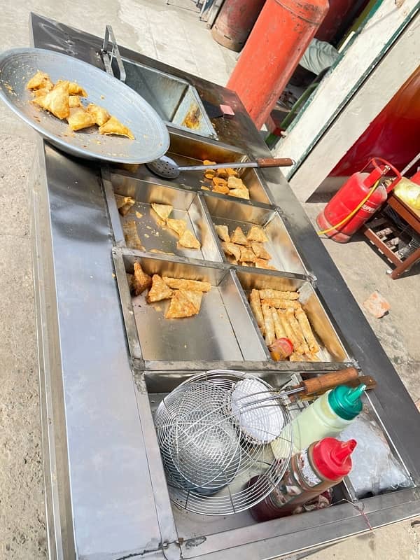 Fries Samosa Food Stall For Sale 3