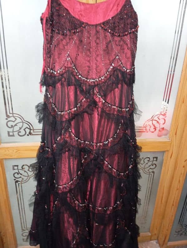 Red and Black fish style maxi 0