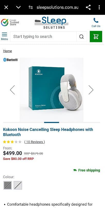 Kokoon Noise Cancelling Sleep Headphones with Bluetooth 1