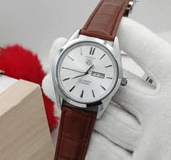 Carrera Calibre 5 – Luxury Swiss Watch With Leather Strap Mens Watch