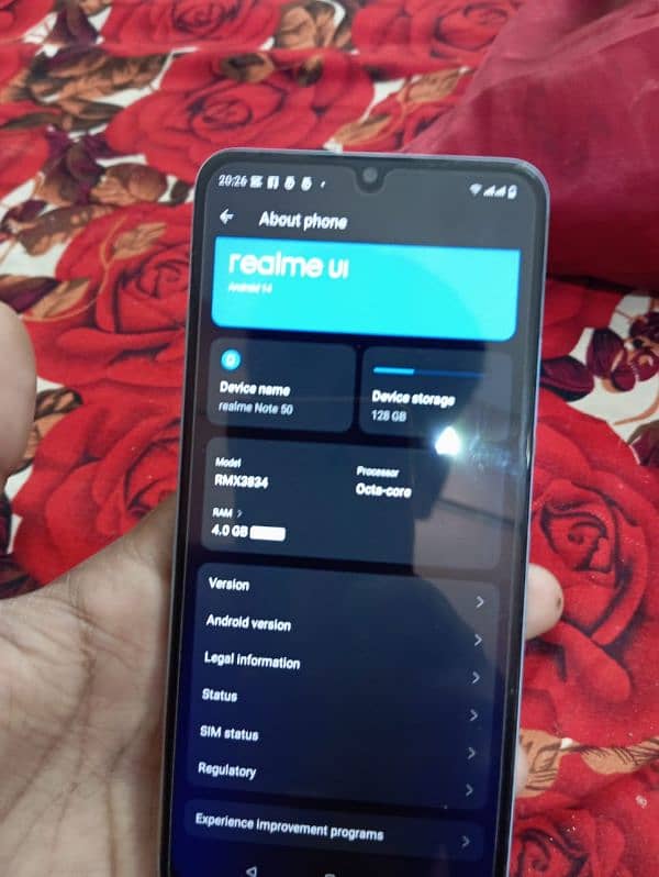 mobile phone realme note 50 4+4 128 gb 3