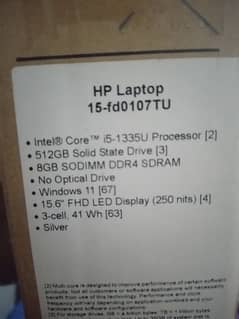 HP LAPTOP 15-fd0107TU