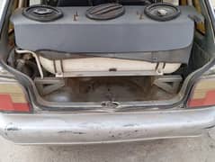 Suzuki mehran's company fitted CNG kit and cylinder