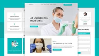 Dentist Website for Appointment. Web development