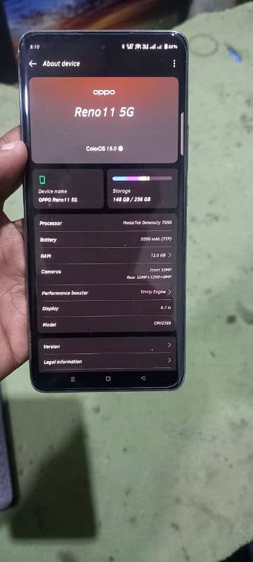 Oppo reno 11 5G 12/256 0