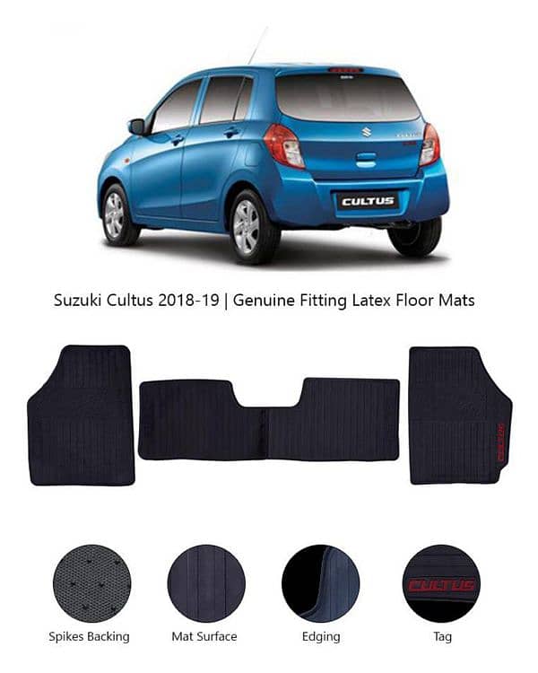 SILICON MAT LATEX FOR SUZUKI CULTUS 2018-2025 0