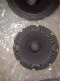 10 inch speker flwo compny and 8 inch speaker jvc