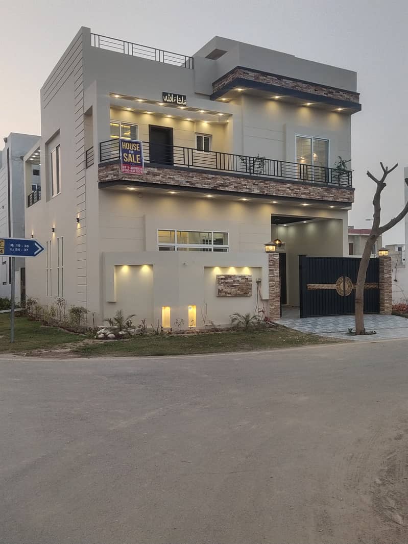 6 Marla Modern Elevation Double Story Corner House for Sale 17