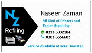 printers repaired toner refilling