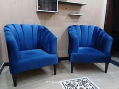 Two Single Seater Sofas