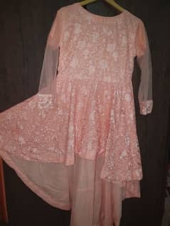 peach tale frock