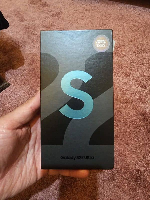 Samsung S22 Ultra | 12 Gb Ram | 256 GB ROM | With Box |PTA Approved 0