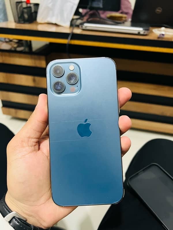 Iphone 12 pro max 256GB blue dual pta 2