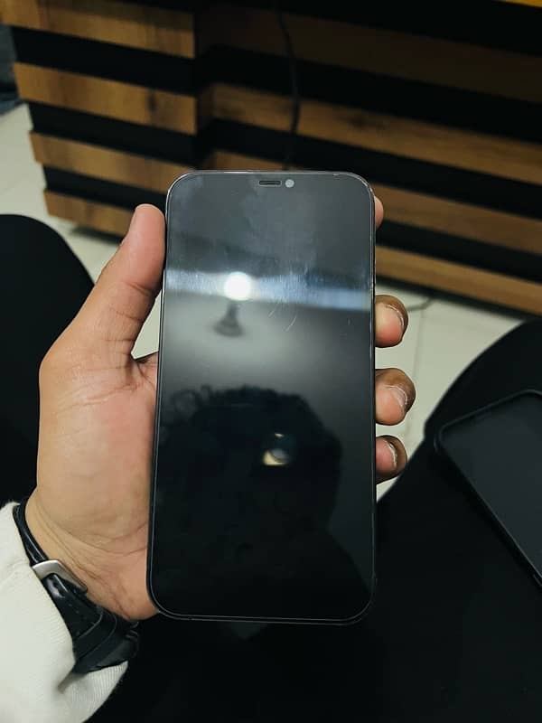 Iphone 12 pro max 256GB blue dual pta 4