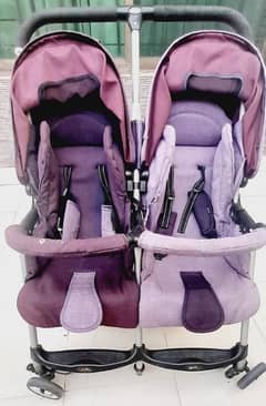 Twin Baby Stroller.