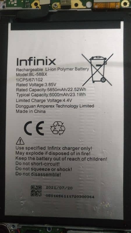 Original Infinix Tecno battery 0