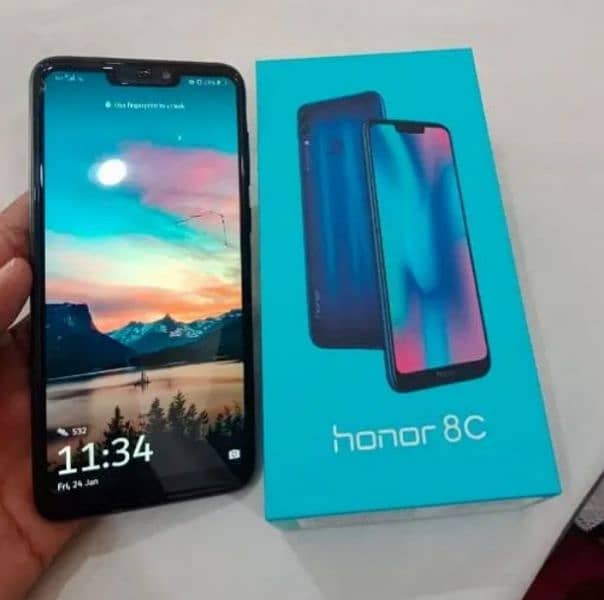 Honor 8c 3GB 32GB Camplete Saman 0