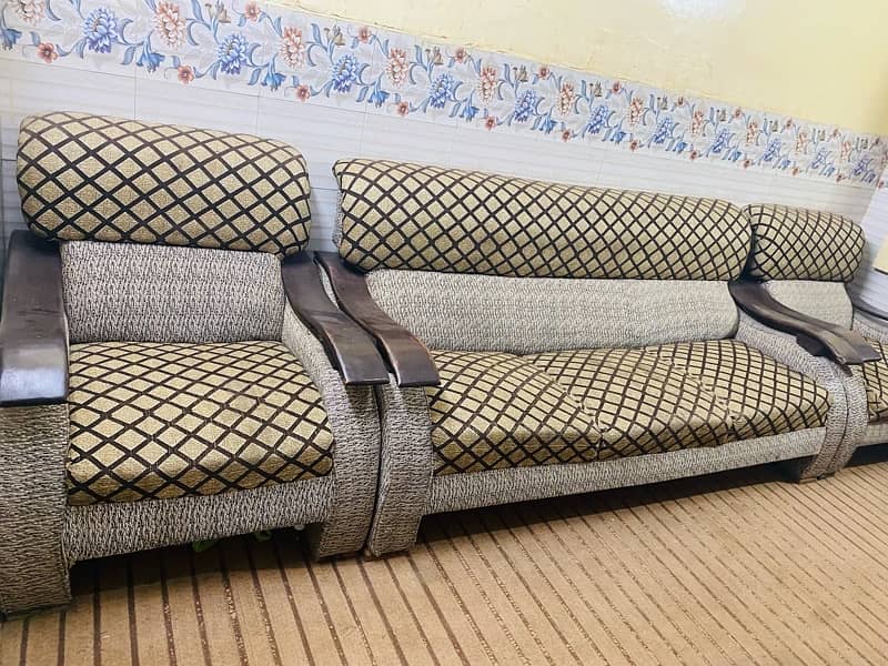 sofa set / 7 seater /good quality /wooden sofa set 0