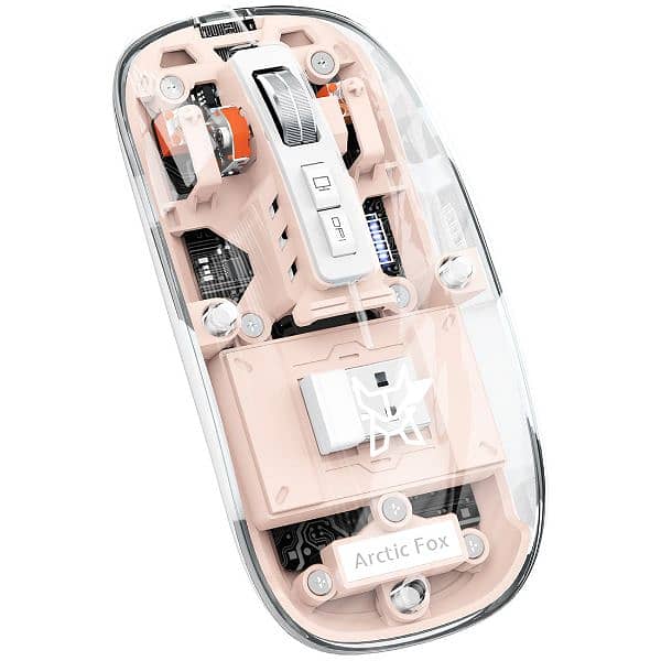 Transparent wireless  rechargeable and Bluetooth Mouse 4