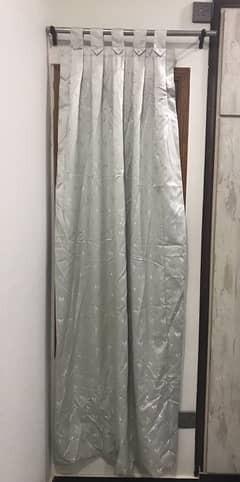 Set of 6 satin curtains