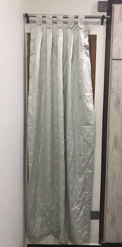 Set of 6 satin curtains 0