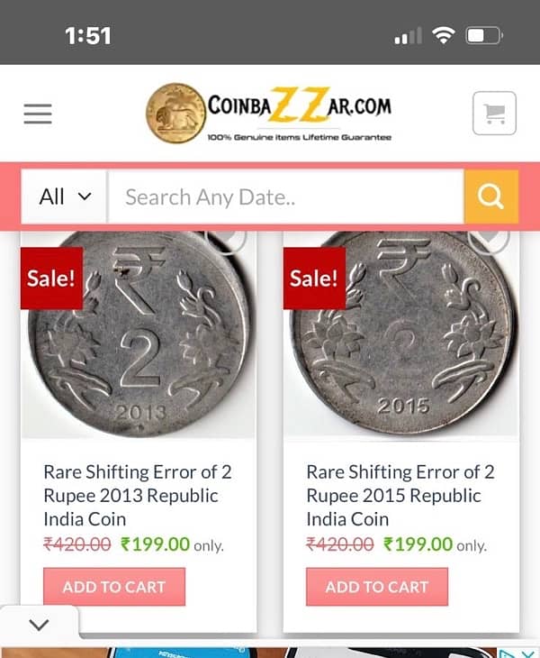 Rare Indian Coins last lot 25 rupees please check my All pics per coin 13