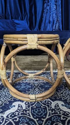 bamboo stool set