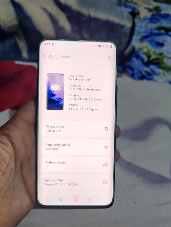 OnePlus 7 pro, 12/256, dual sim approved. 6