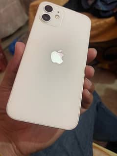 I phone 12 white color 128 gb