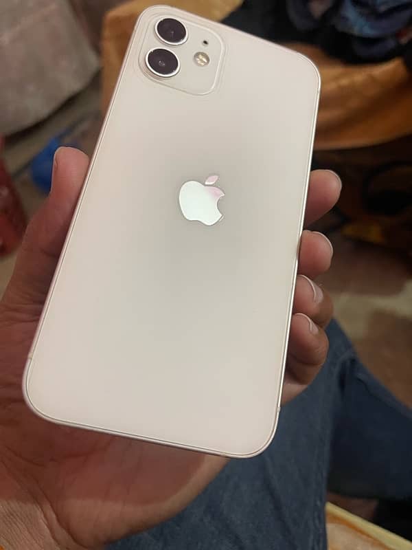 I phone 12 white color 128 gb 0