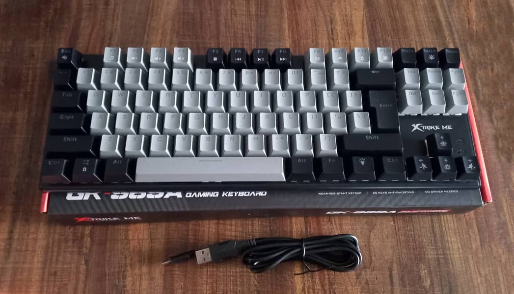 Xtrike Me GK-989A Wired Mechanical Gaming Keyboard TKL Keyboard 4