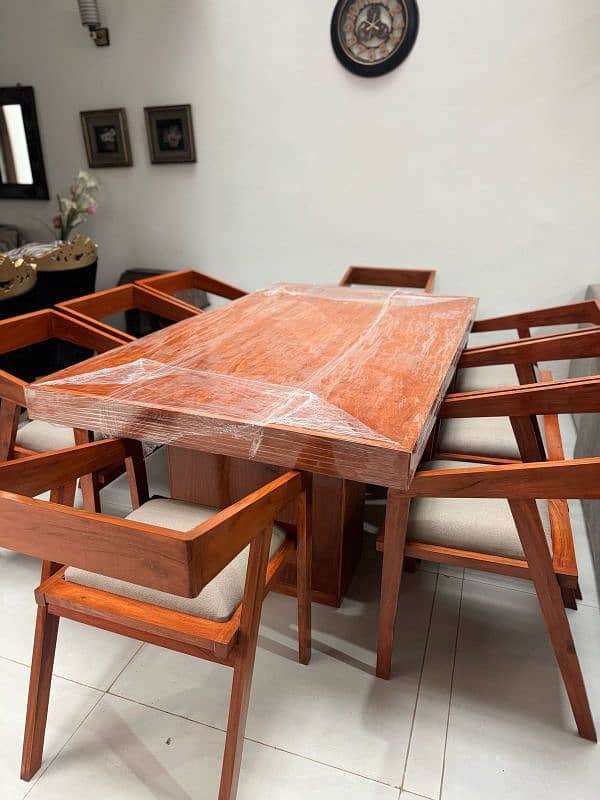 Dining table /8 seater dining table/Dining table with 8 chairs 5