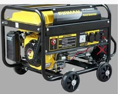 Firman Generator 3kVA (2.5 kw) Petrol & Gas with Wheels and Battery