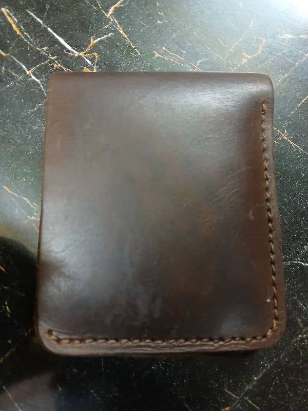 Pure cow leather wallet 0