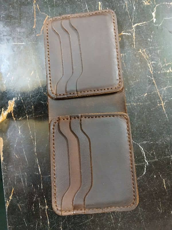 Pure cow leather wallet 2