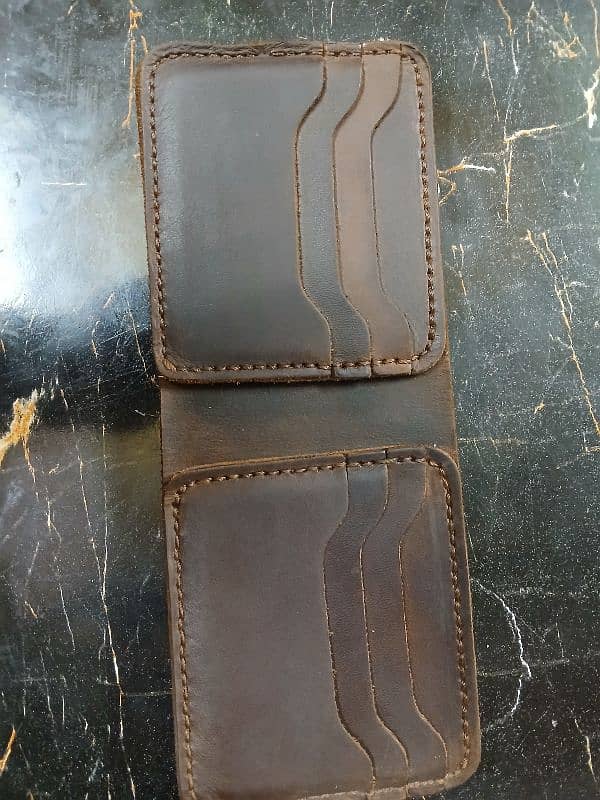 Pure cow leather wallet 3