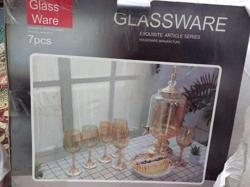 7 Pcs Glass Ware for sale 0