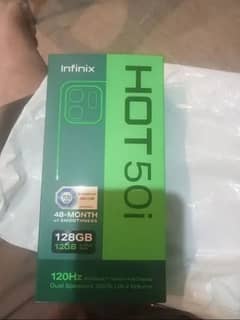 infinix hot50i BOX PACK